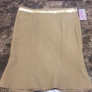 Xoxo gold skirt